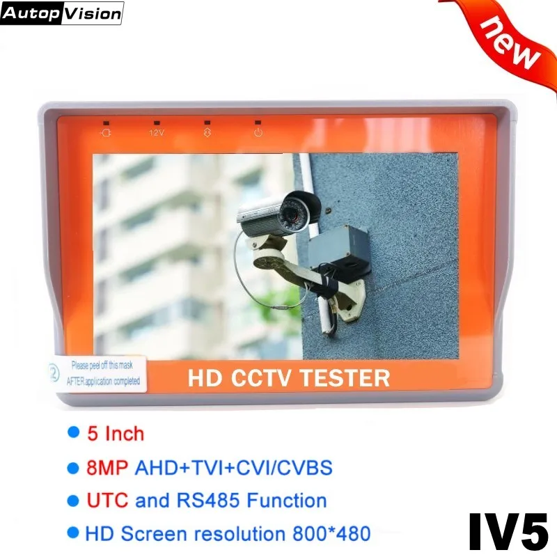  IV7W IV5 IV7A 4.3/5 inch 5/8MP cctv camera Tester portabl AHD TVI CVI CVBS CCTV Tester monitor wris