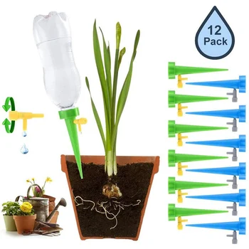 

12pcs Automatic Garden Sprinkler Potted Plants Watering Irrigation Dripper Switch Valve Watering Timer