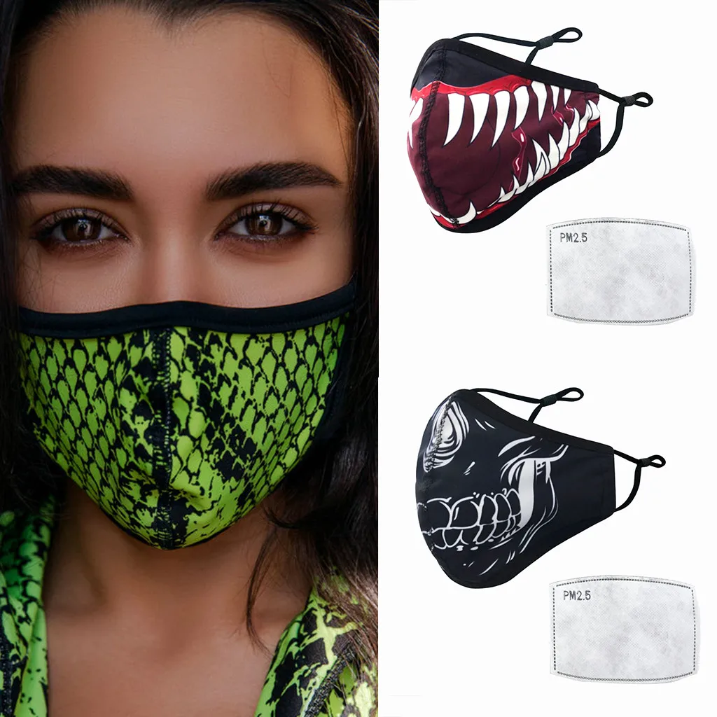 

In store Face Mask Scarf Mascarilla Mascarar Cotton Face Mask Activated Carbon Washable And Reusable Lot Maska Mascarillas#B30