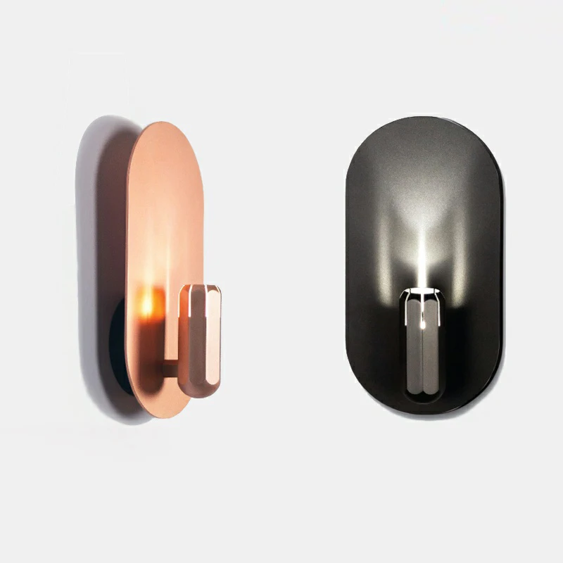 

Nordic Luxury Rose Gold led Wall Light Post-modern Creative Model Room Bedroom Bedside Wall Lamp Home Decor lighting Fixtures