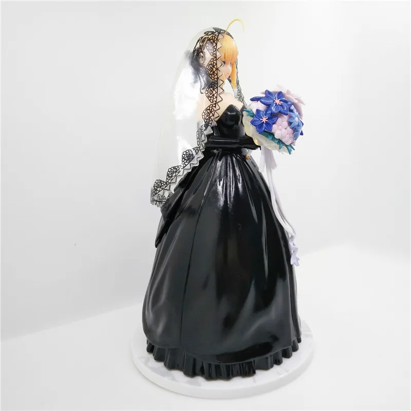 Аниме Fate/stay Night Joan of Arc Saber Arutoria Pendoragon Королевское черное платье GK ПВХ фигурка Коллекционная модель игрушки M3223
