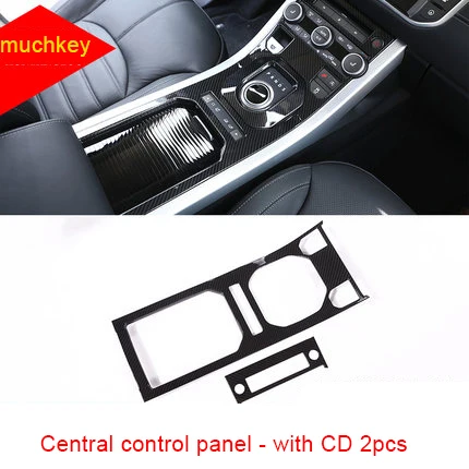 Для Land Rover Range Rover Aurora 2012- углеродное волокно Центральная панель управления 2 шт