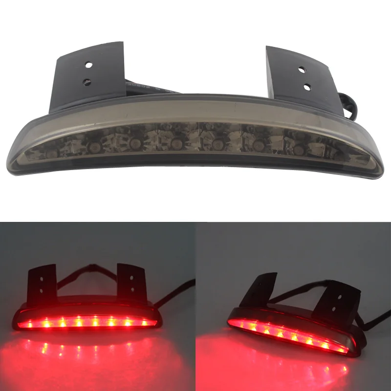 Дымчатые линзы заднее крыло мотоцикла со шлейфом Edge светодиодный стоп хвост свет