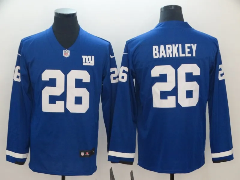 MEN Мужская футболка Saquon Barkley Giants в стиле Нью-Йорк - Цвет: MEN