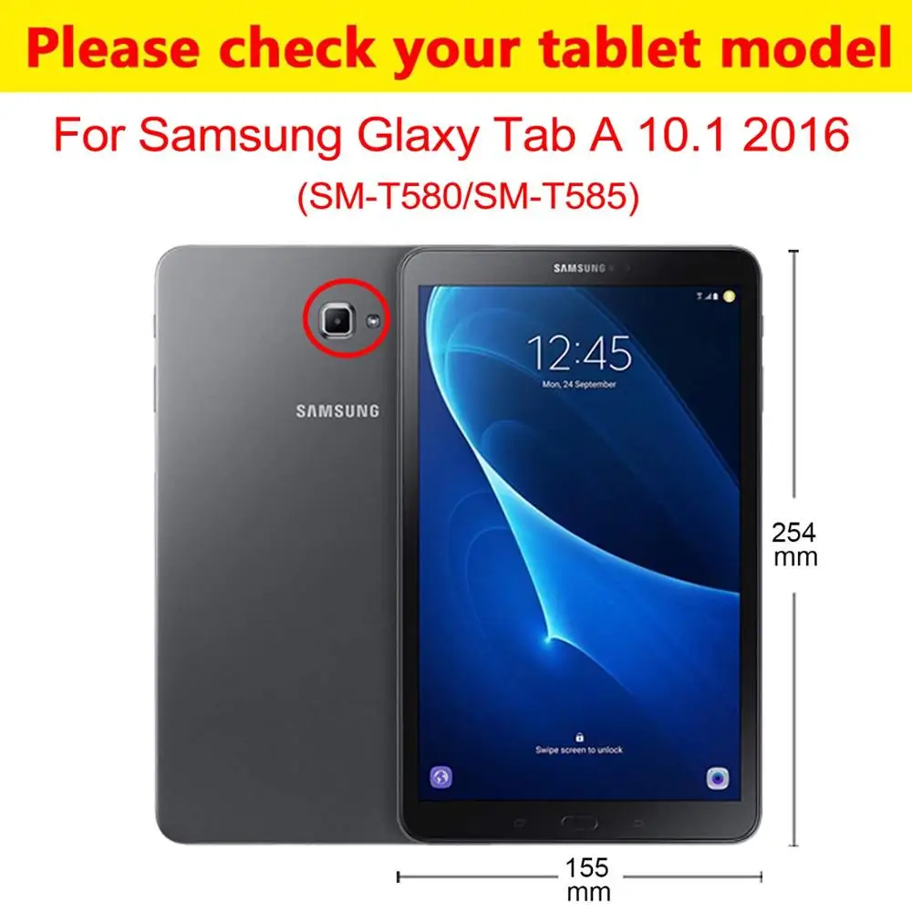 Закаленное стекло для samsung tab a 10,1 Защитная пленка для экрана Flim Для samsung galaxy tab a 10,1 стекло - Цвет: For Tab A 10.1 2016