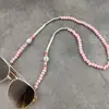 Cadena para anteojos con cuentas de madera Bohemia, con bola de plata, gafas de sol de Metal, cadena para gafas de lectura, soporte de cordón, correa para el cuello ► Foto 2/5