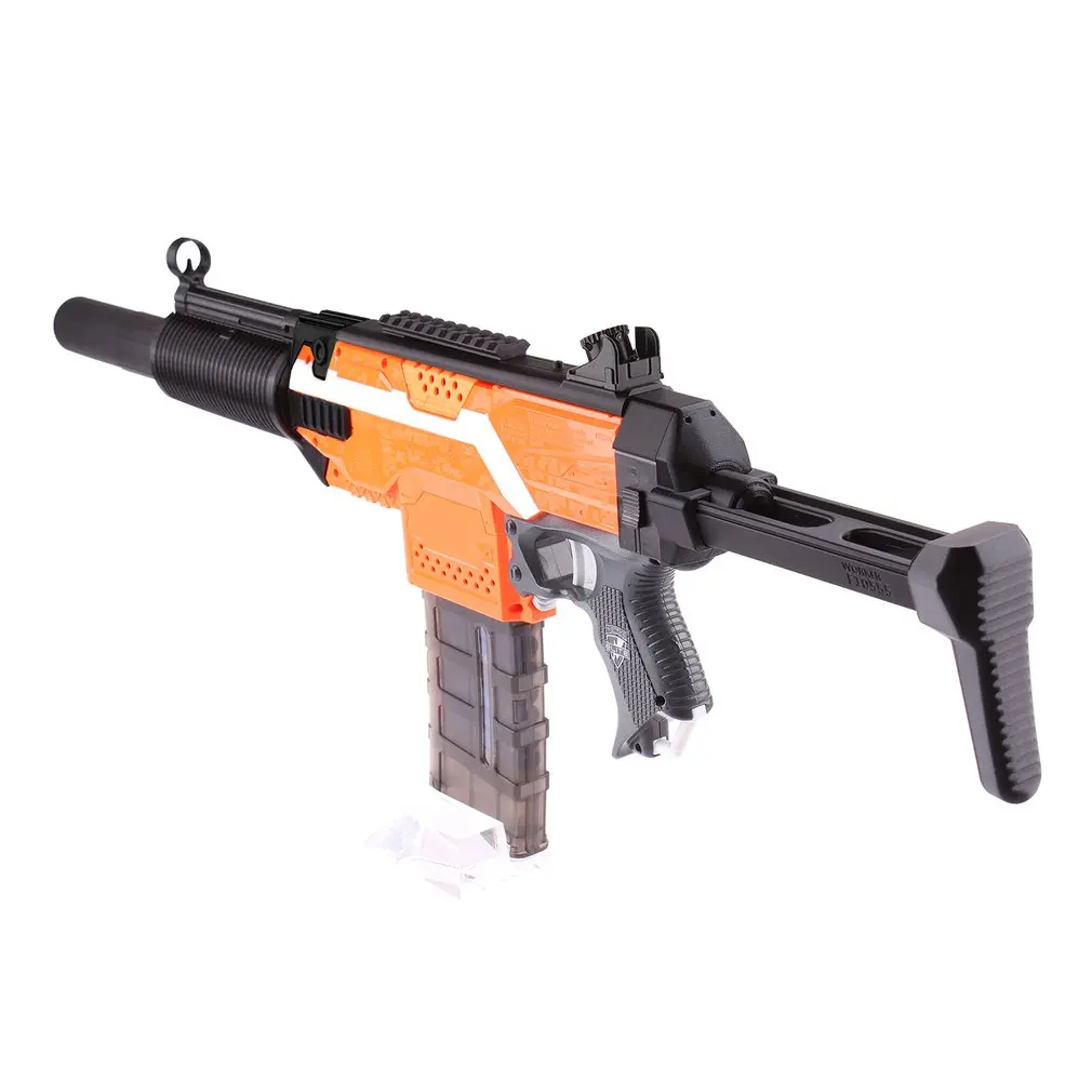 Рабочий STF-W007 MP5-SD стиль мод наборы с черным адаптером для Nerf N-Strike Elite Stryfe Blaster