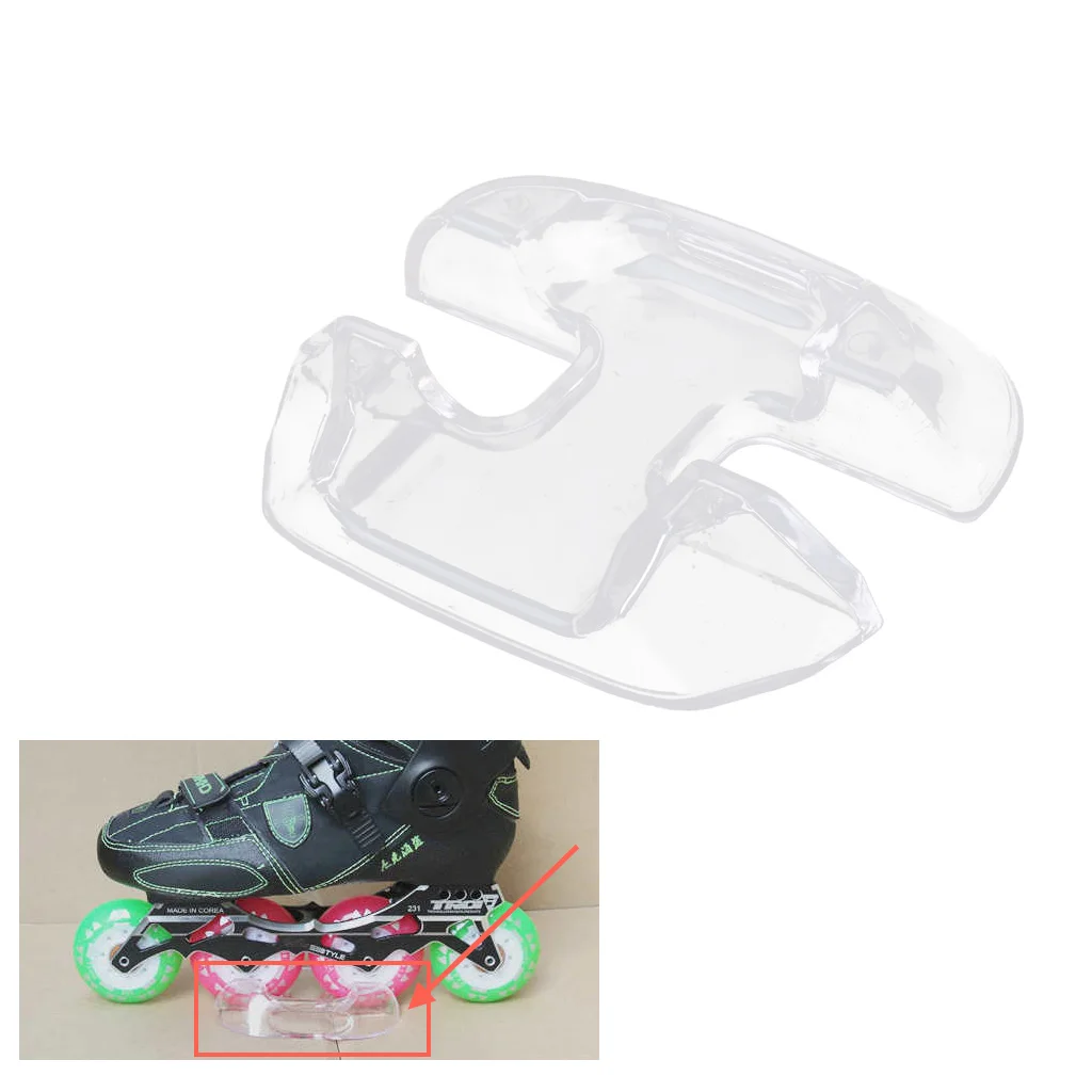 Transparent Inline Skate Shoes Display Rack Shelf Show Window Small Support Base 11 x 9cm