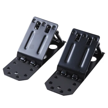 

Black Metal Folding Triangle Wheel Chock Stop Stoper Tire Nonslip Supporter Car Accessories