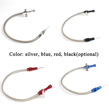 

Hot Flexible Stainless Steel Transmission Dipstick Tranny Trans for Chevy for GM TH-400 Turbo SBC BBC 400 Car Accessories