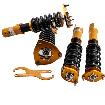 

Adj. Damper Coilover for Lancer Evolution 8 EVO 7 9 CT9A Shock Absorber Strut Front + Rear Shocks Dampering Force Camber Plate