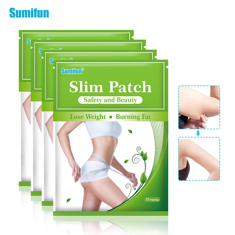 40 шт. натуральные тонкие Пластыри для устранения токсинов потери веса