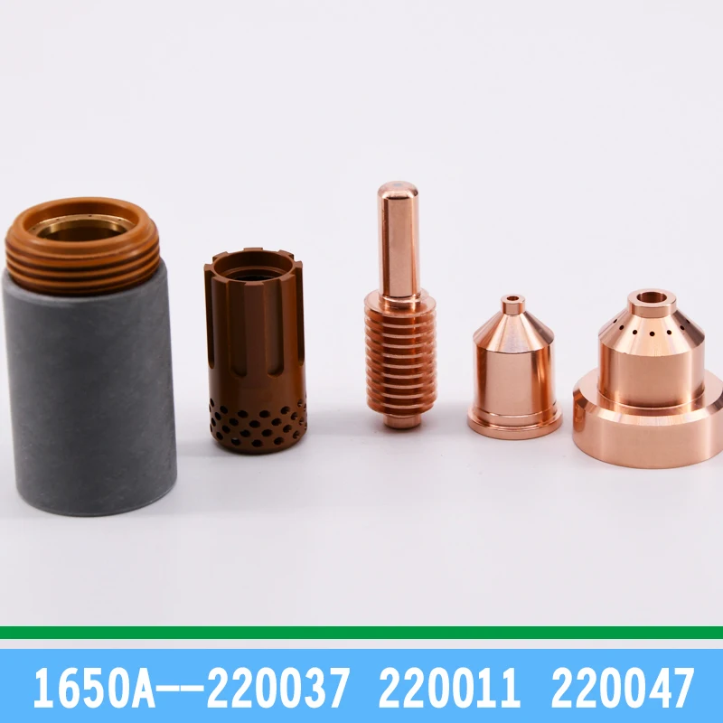 1650 плазменной резки 100A токопроводящий мундштук 220037 электрод 220011 сопло 220047