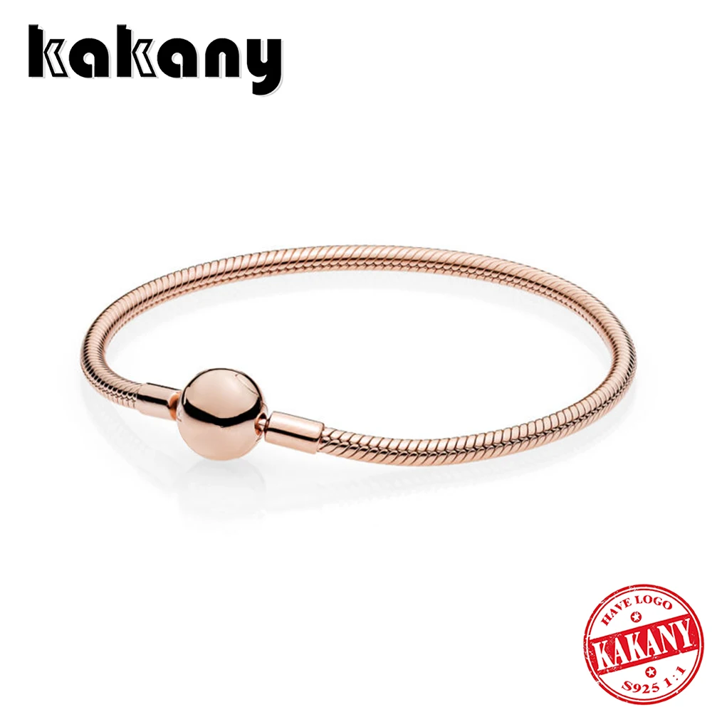 Kakany 925 пробы Серебряный высококачественный 1:1 элегантный браслет "Момент" Праздничный Подарок Модные женские ювелирные изделия