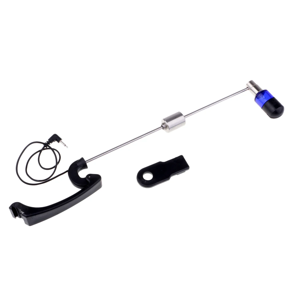 Adjustable Fishing Bite Alarm Hanger Swinger LED Illuminated Indicator Strike Alert