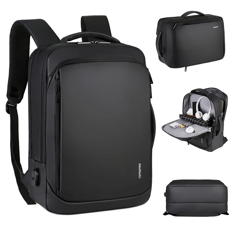 

Manufacturers Direct Selling Men Backpack Customizable Logo Backpack Large Capacity Travel Bag Waterproof Wearable Business Comp