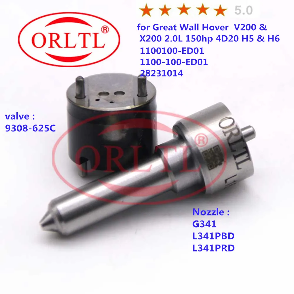 Инжектор КЛАПАН 9308-625C сопло G341 L341PBD/PRD ремонтные комплекты(7135-574) для Great Wall Hover V200& X200 2.0L 150hp 4D20 H5