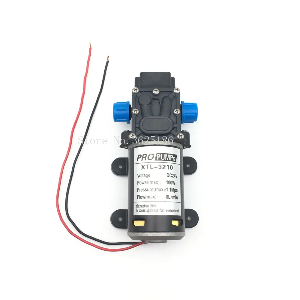 1PCS 8L DC12V 80W 100 W Brush Water Pump Micro Electric Diaphragm for Agriculture Drone XTL 3210 | Игрушки и хобби