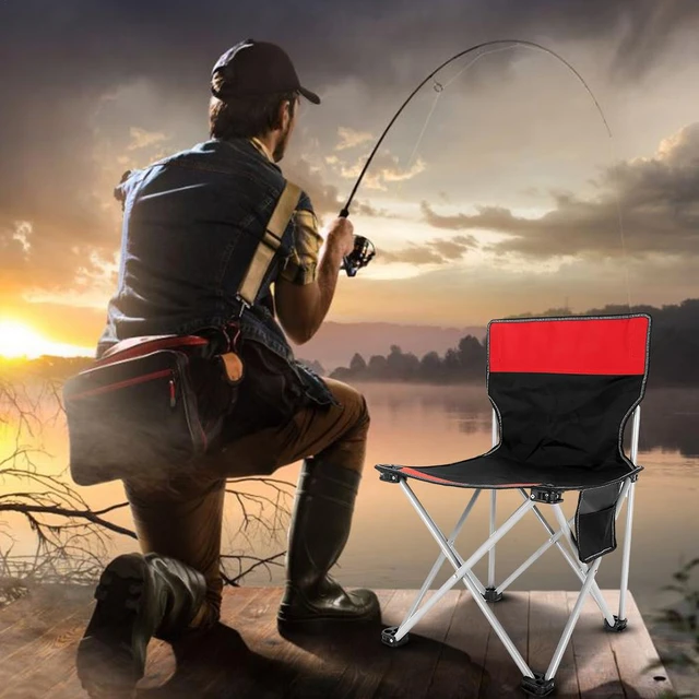 Fishing Chair Portable Folding Chair Stool Camping Beach Chair Fishing Chair  With Storage Bag Camping BBQ Beach Seat Wholesale - AliExpress