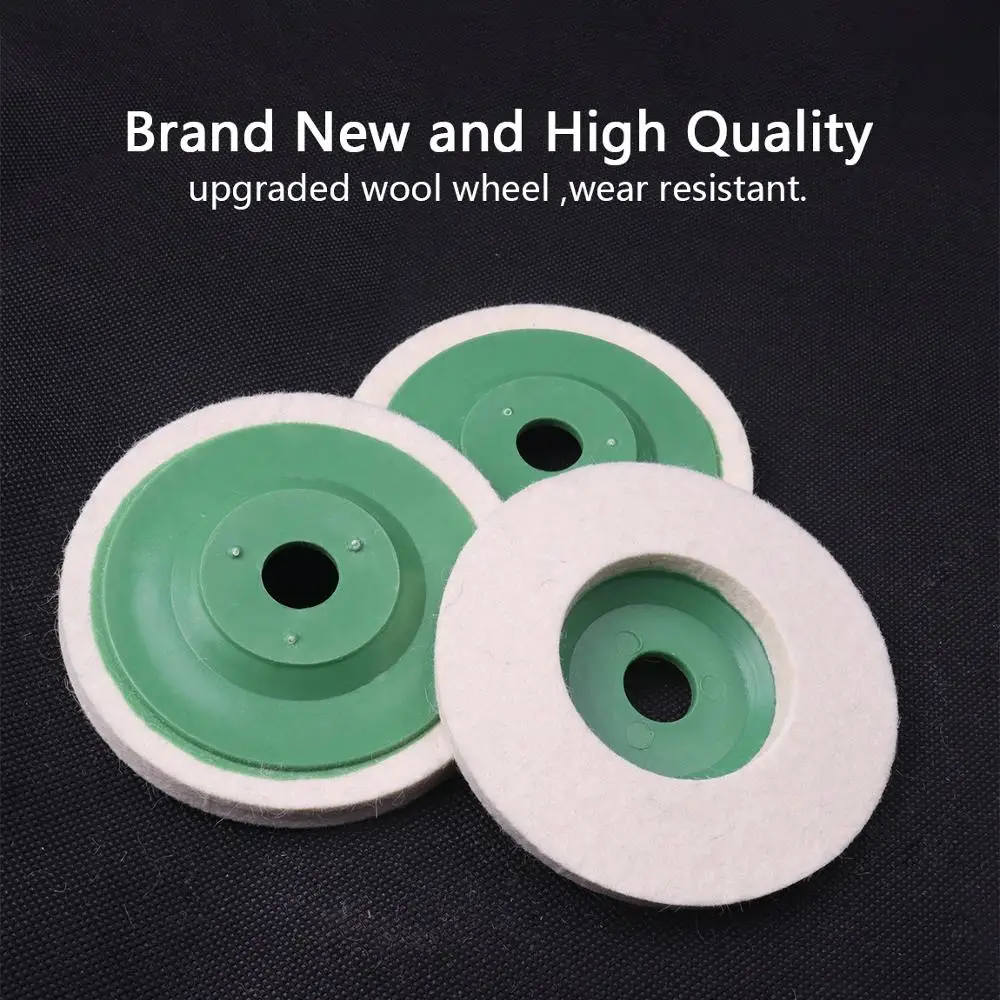 10pcs 98mm 3.86?? Wool Polishing Buffing Wheel Pads 100 Angle Grinder Wheel Felt Polishing Disc for Metal Marble Glass Ceramic 10pcs 98mm 3.86?? Wool Polishing Buffing Wheel Pads 100 Angle Grinder Wheel Felt Polishing Disc for Metal Marble Glass Ceramic