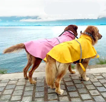 

Pet Raincoat Dogs Breathable Mesh Dog Clothes Pet Cat Dog Raincoat Hooded Reflective Jackets Dog Rain Coat Waterproof Jacket