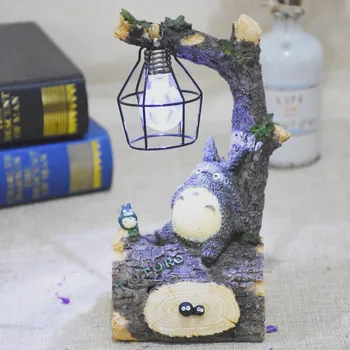 

Classic Animation Creative Home Gift Decoration Resin Crafts Totoro Cartoon LED Nightlight Decoration Table Lamp