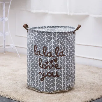 

Folding Laundry Basket Dirty Clothes Storage Bag Children's Toy Bucket Storage Bag Household Debris Storage Bucket