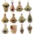 14Styles Birds Nest Bird Cage Natural Grass Egg Cage Bird House Outdoor Decorative Weaved Hanging Parrot Nest Houses Pet Bedroom