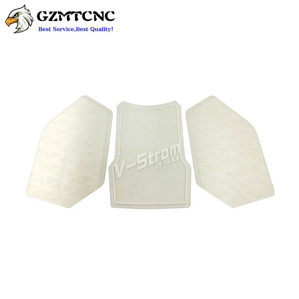 

Anti slip Oil Fuel Tank Pads Stickers Cover Protector 3M Gas Knee Grip Traction Decal For Suzuki V-STROM DL250 DL 250 VSTROM