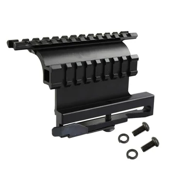 

Tactical Picatinny 20mm Weaver Rails QD Flashlight Laser Rifle Scope Side Mount