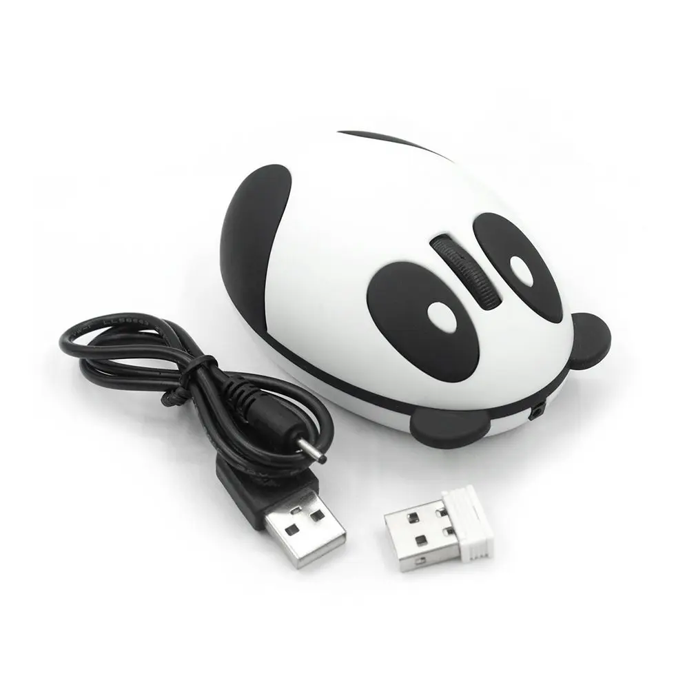 

Ergonomic 2.4GHz Wireless Rechargeable Optical Panda Shape Computer Mouse Gaming Professional Gamer Mouse