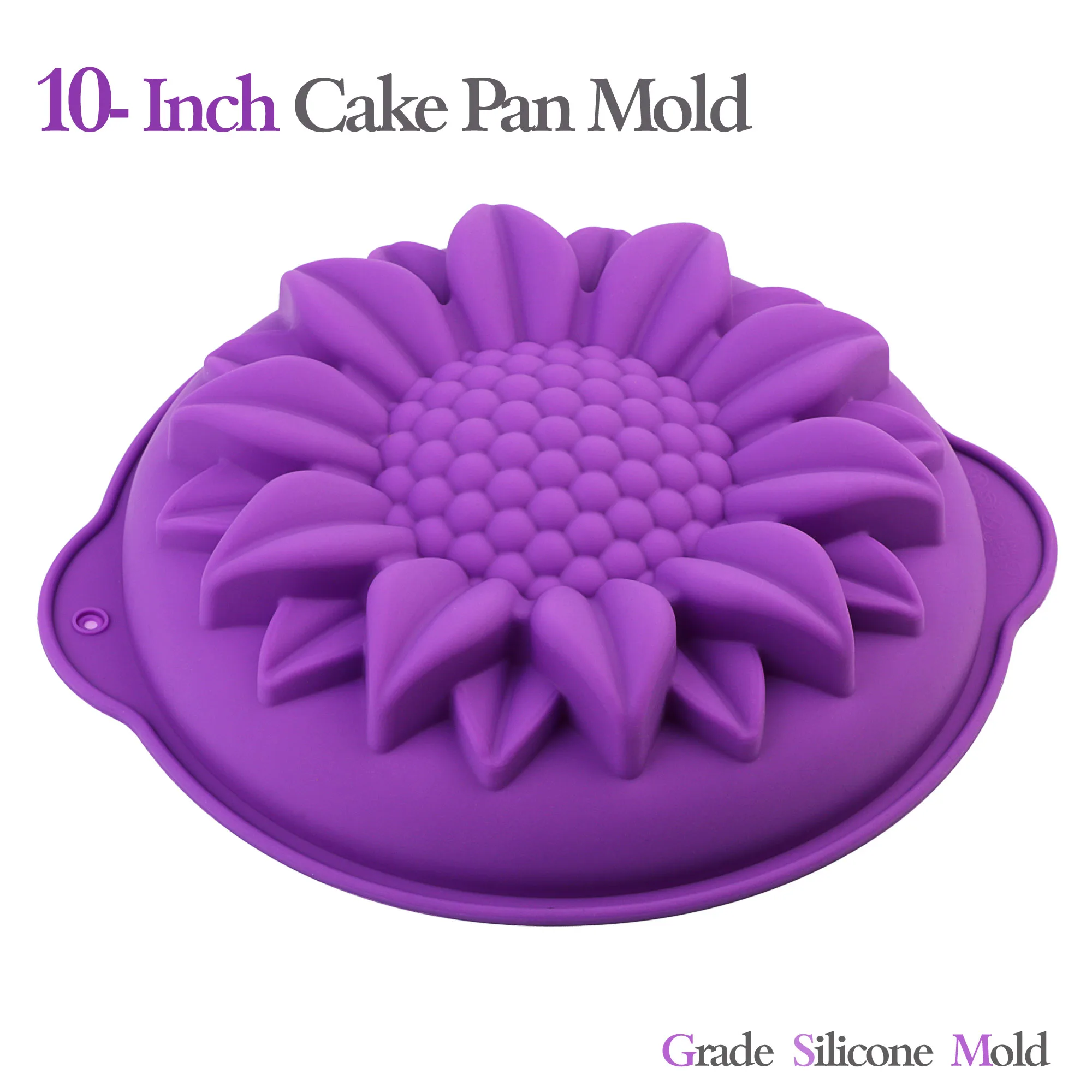 Silicone cake Flower Pan 10inch Cake Mold Sunflower Bakeware Baking