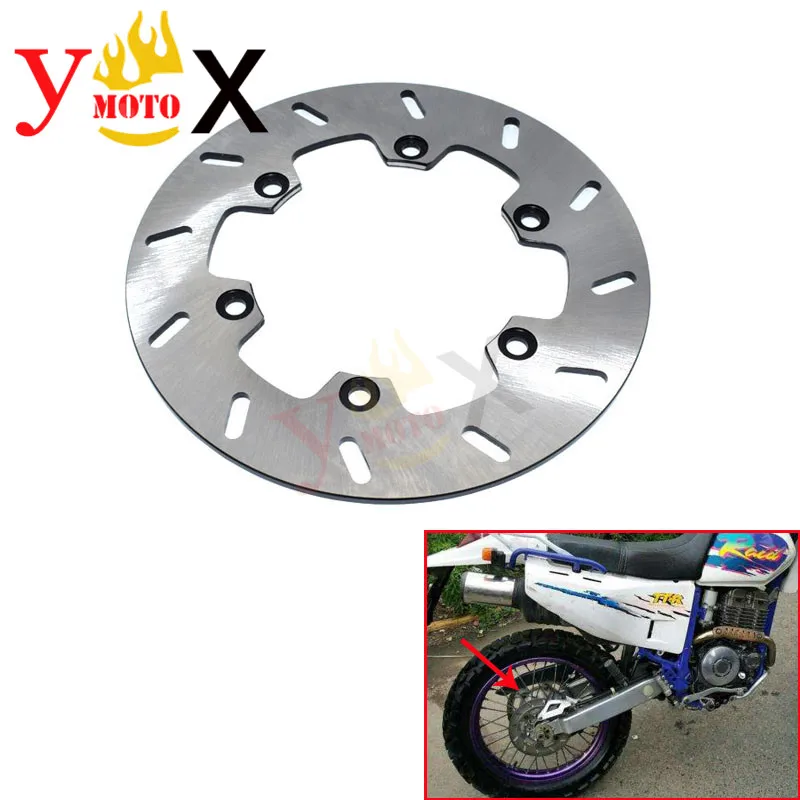 Внедорожных грязной незакрепленные мотоциклетные диски задние дисковые тормоза ротор для Yamaha WR 125 200 250 500 TT 250R 600R TTR250 DT200 DT250 DT230