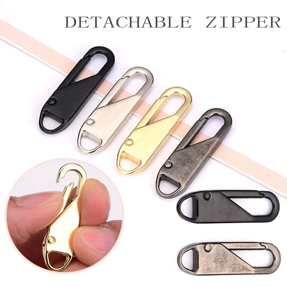 4PCS Removable Multifunction Zipper Head Clothing Zip Fixer Backpack