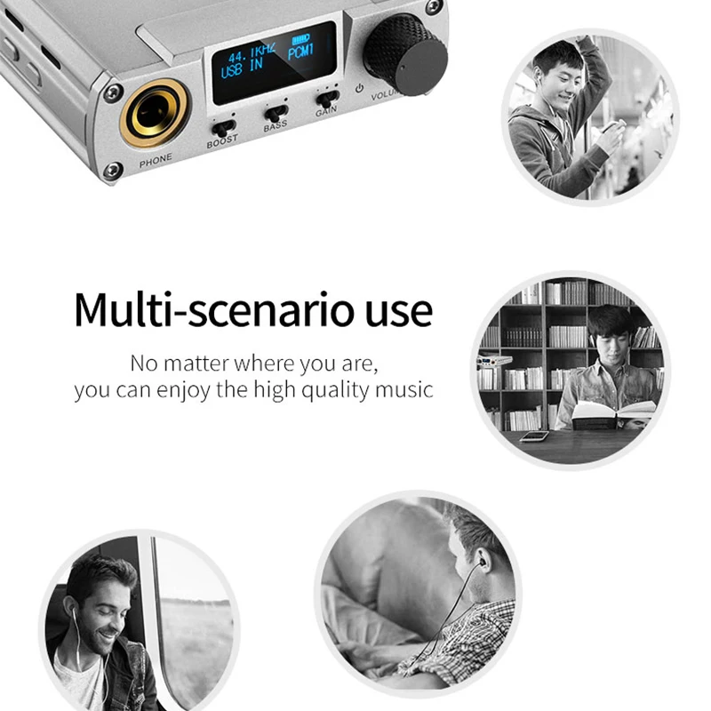 Xduoo XD05 плюс HIFI ЦАП усилитель для наушников bluetooth 1000 мВт XMOS XU208 AK4493EQ без потерь перезаряжаемый