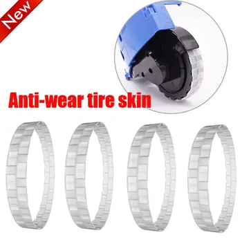

Robot vacuum cleaner anti-wear tire skin accessories kit for iRobot and Xiaomi mijia 1S 2S T4 T6 1C roborock s50 s55 s6 s5max