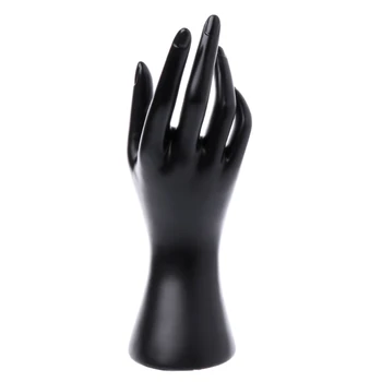 Mannequin Hand Finger Glove Ring Watch bracciale Bangle Jewelry Display Stand Holder supporto in plastica