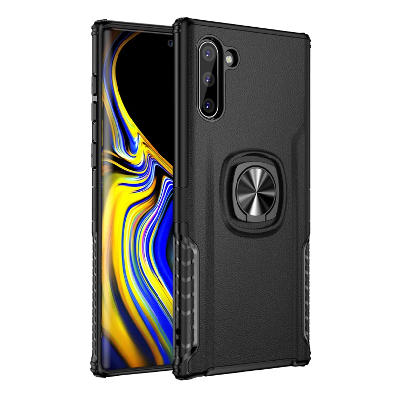Противоударное кольцо чехол для samsung Note10 Pro 10Pro 8 9 S10 S9 Plus S10E подставка держатель