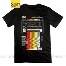 Eightin 808, Классикс, вапорволна, футболка, короткий рукав, Круглый ворот, мужские топы, футболки, 4XL, одежда, Новое поступление, хлопок, футболка