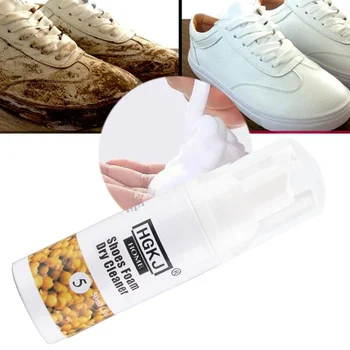 

Hot 50ML Shoes Foam Dry Cleaner Household Cleaning Tool For Dirty Shoes Cleaning Foam Dry Cleaner