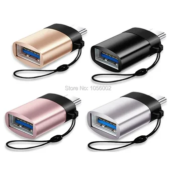 

500pcs Type C Converter Type C Converter for Samsung Huawei HTC Android phone OTG Adapter