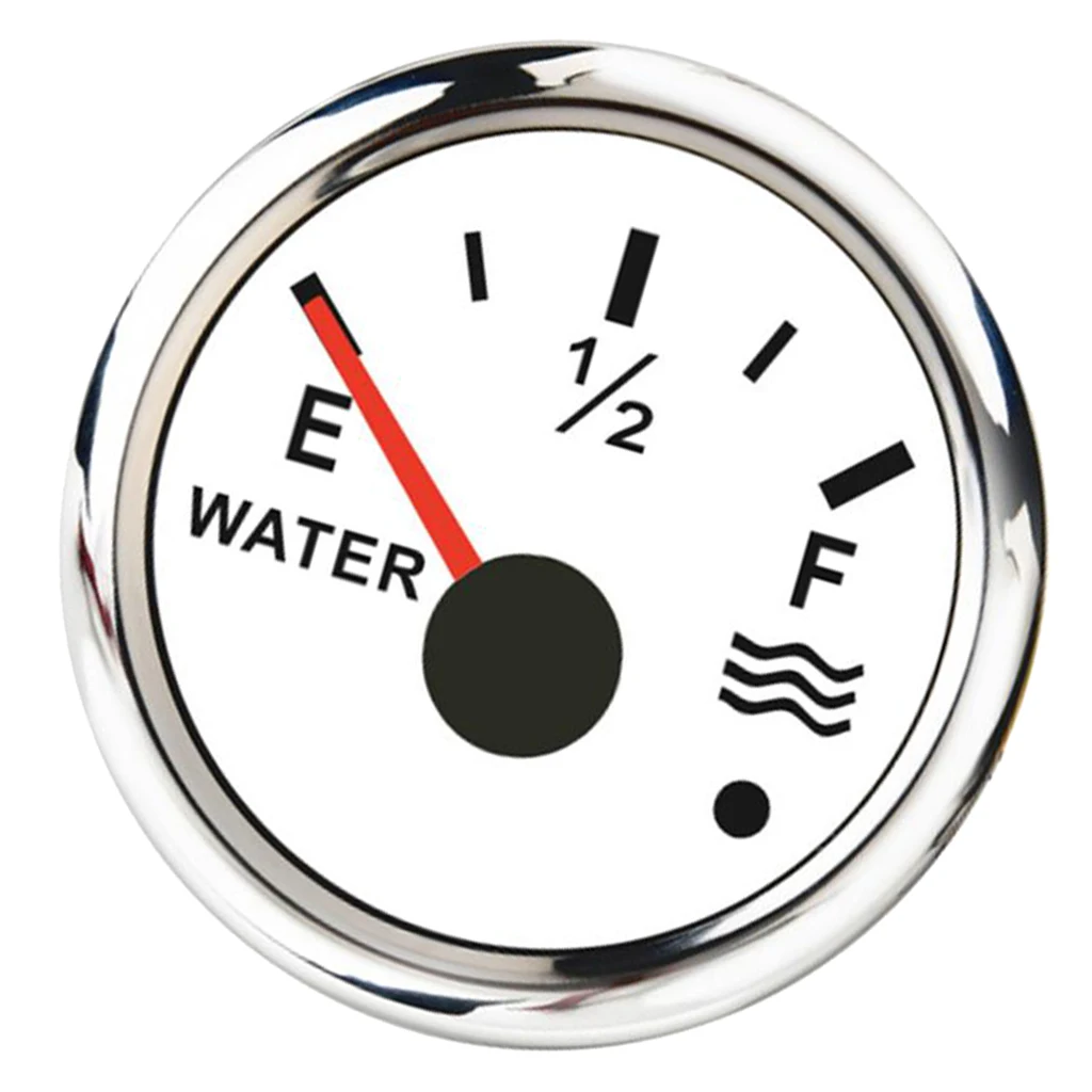 2 inch 52mm Pointer Water Tank Level Gauge Liquid Meter Indicator 0-190ohm 240-33ohm with Backlight