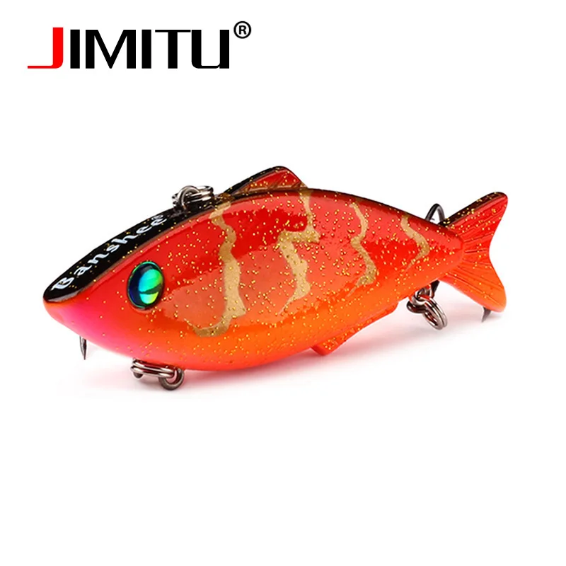 JIMITU Sinking vibration VIB fishing lures 8cm16g wobbler isca artificial peche en mer hard bait carp Pike crankbait savage gear | Спорт и
