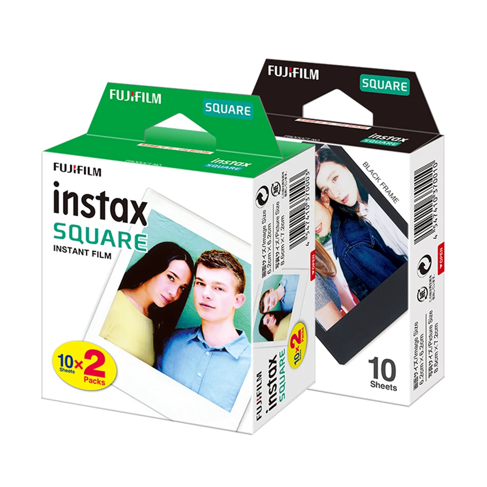 Fujifilm Instax квадратная пленка 30 листов белая и черная пленка моментальной печати для Fujifilm instax квадратная SQ20 SQ10 SQ6