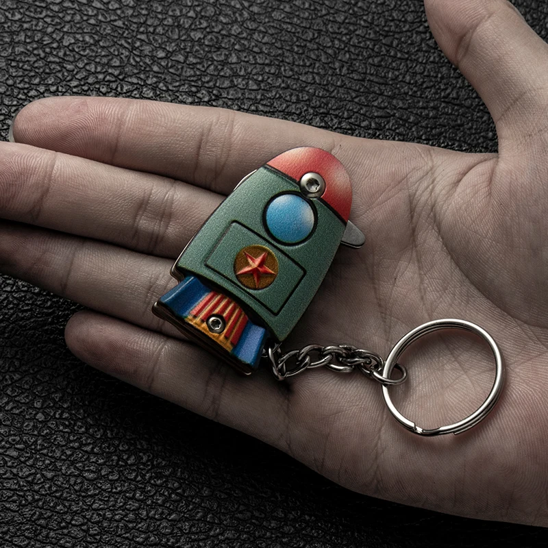 Новое поступление Мини Pocket Rocket складной нож брелок CS Go ножи охотничьи военные ножи оружие инструмент для выживания для мужчин и женщин