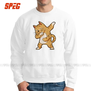 

Dabbing Cat Kitty Kitten Dab Lover Man Hoodie Creative 100% Cotton Gifts Sweatshirt Crewneck Winter Pullover Apparel