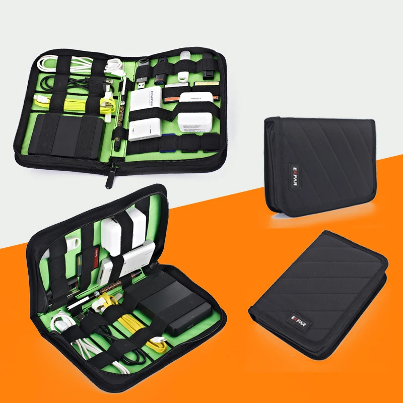 Cable Organizer Bag Electronic Digital Gadget Storage Multifunctional Large Capacity Headphone Charger Case Travel Portable
