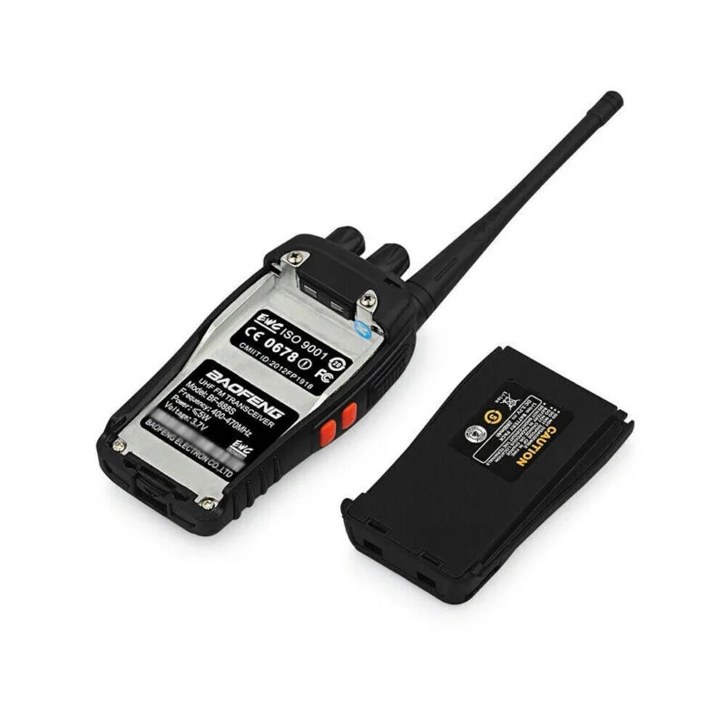 2* Walkie Talkie для BaoFeng BF-888S UHF 400-470MHZ 2Way радио 16CH большой диапазон