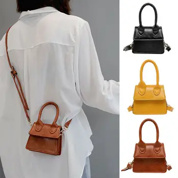 

Faux Leather Crossbody Bag Handbag Women Girls Shoulder Messenger Bag