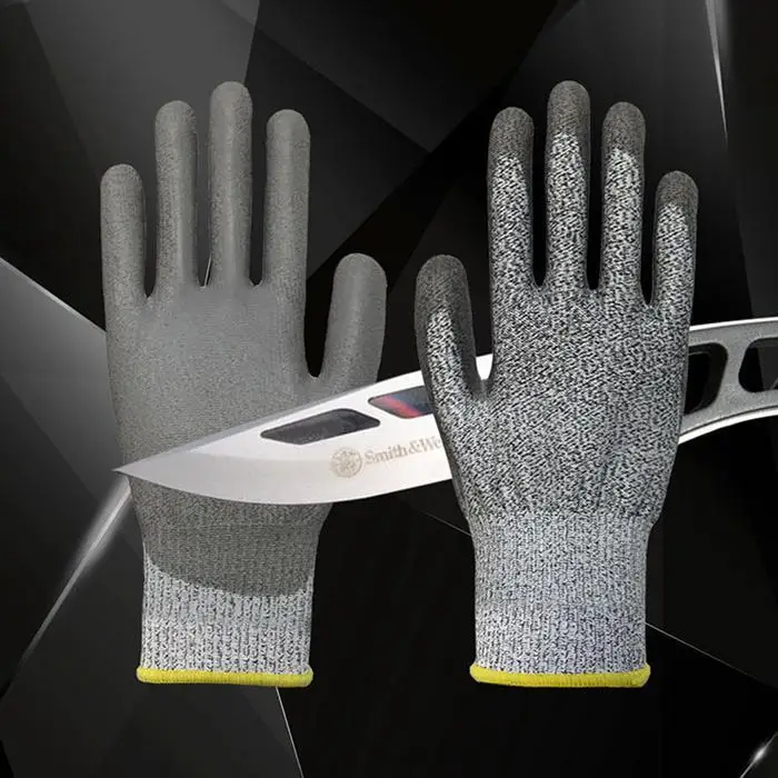 Перчатки с защитой от порезов, защищенные от ударов, износостойкие Нескользящие защитные перчатки для садоводства, пара кухонных защитных перчаток